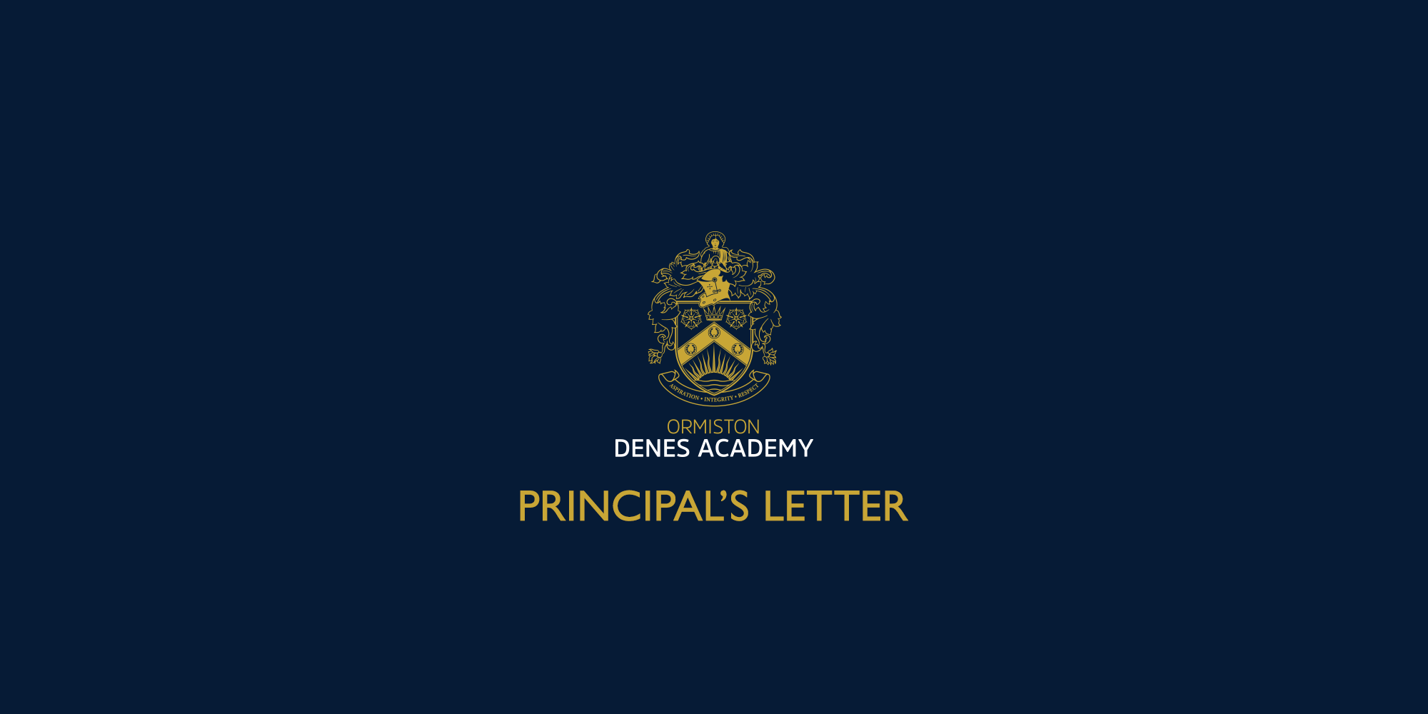Principal's Letter 23rd September 2022